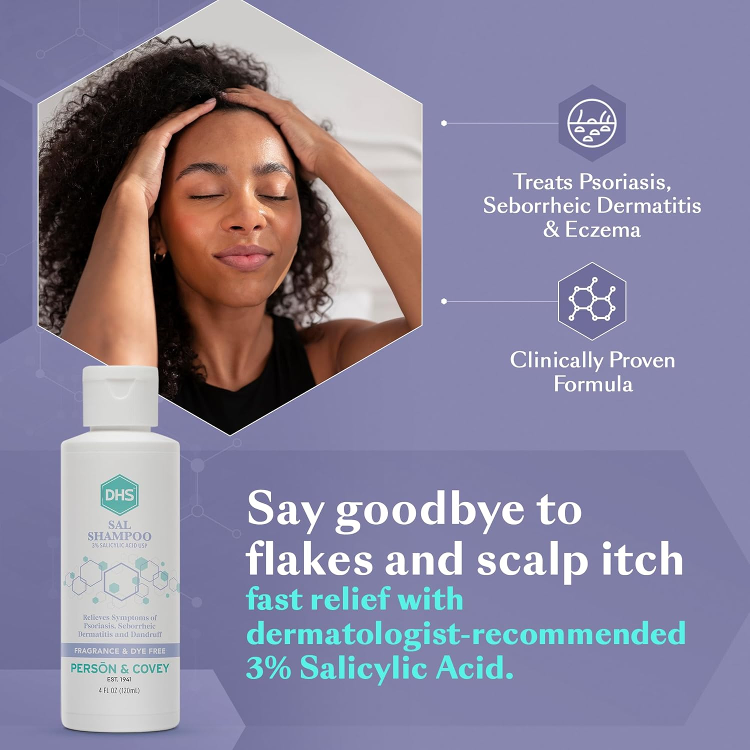 DHS SAL Shampoo 120Ml image number 5