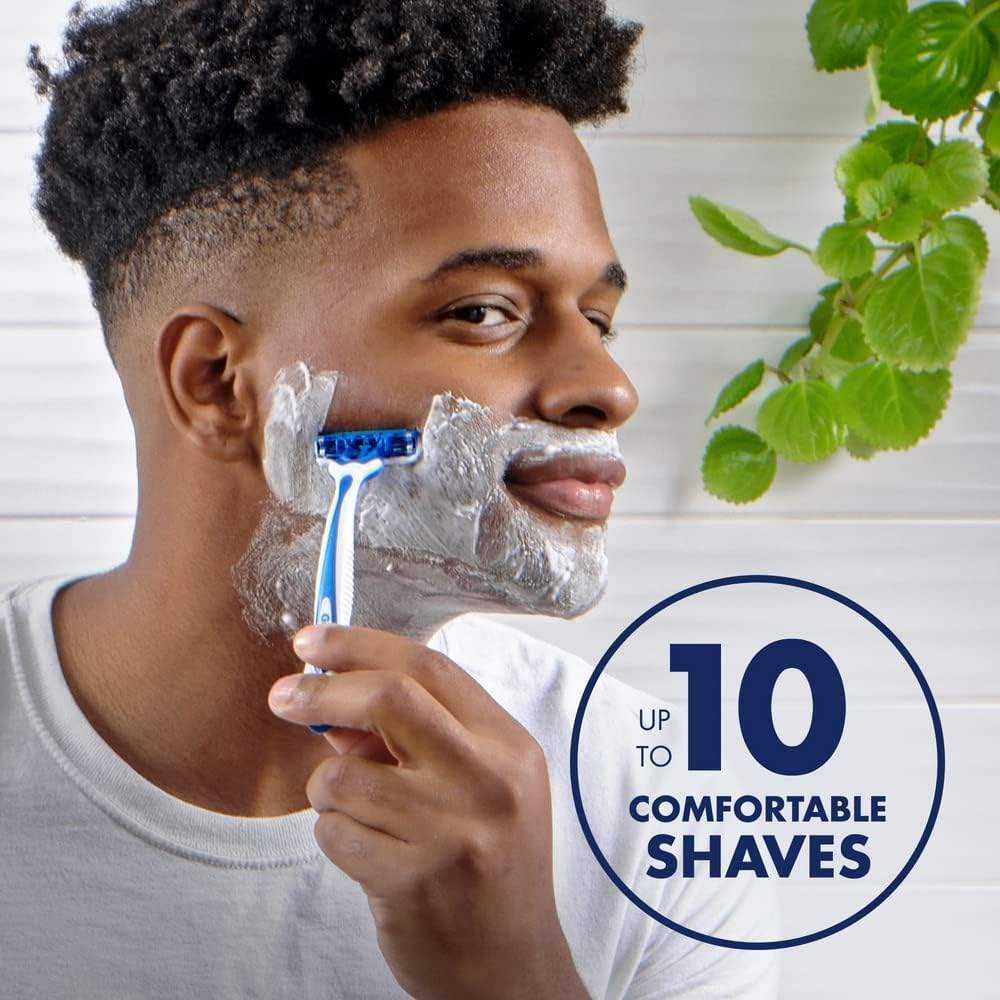 Gillette Skinmate Sensitive Disposable Razor for Men, 8 Count image number 5