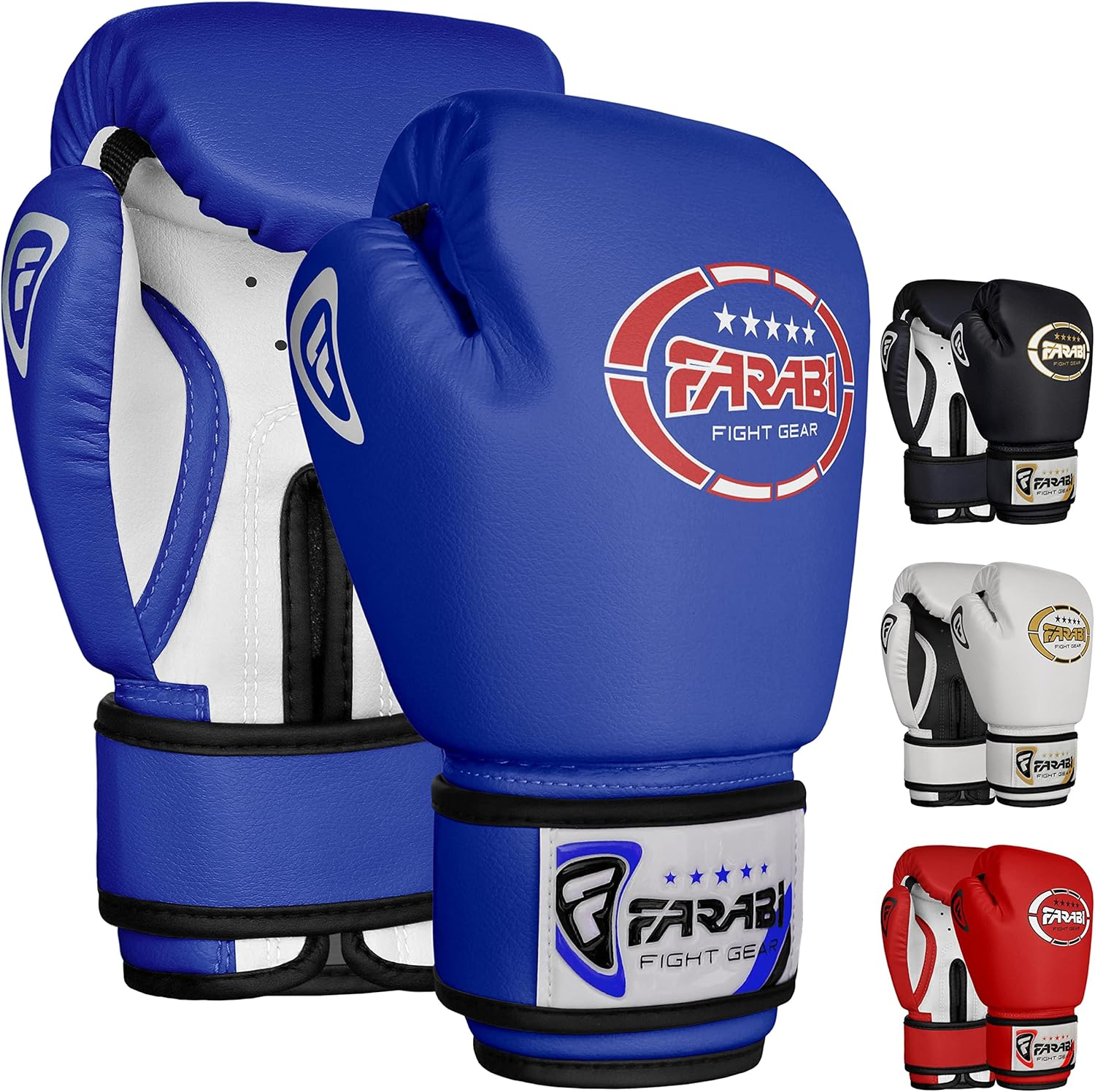 Farabi Sports Kids Boxing Gloves Boys and Girls Kickboxing Gloves 6-Oz Youth, Junior Boxing Gloves for MMA, Muay Thai, Boxing Pad, Punching Bag and Training for Age 5-10 Years