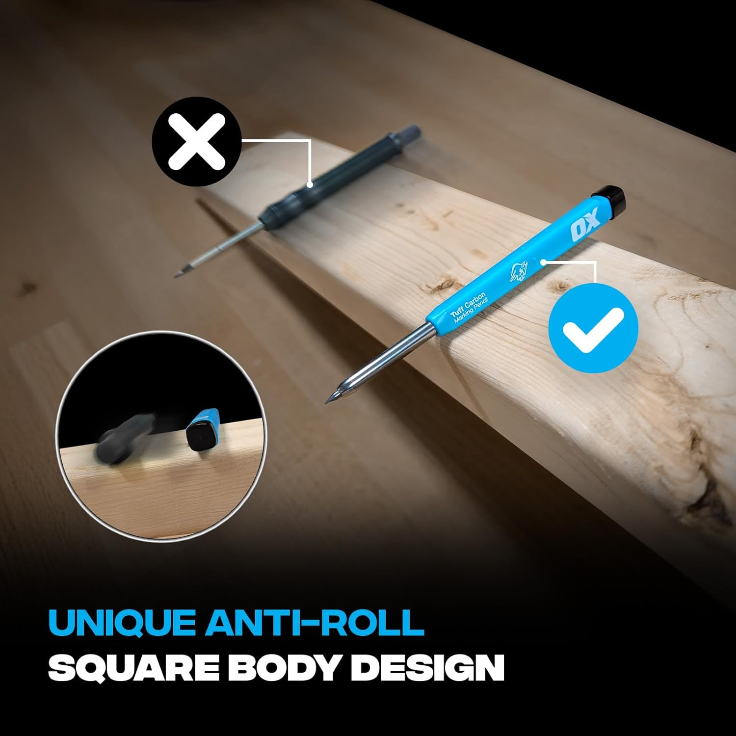 Ox Tuff Carbon Marking Pencil image number 1