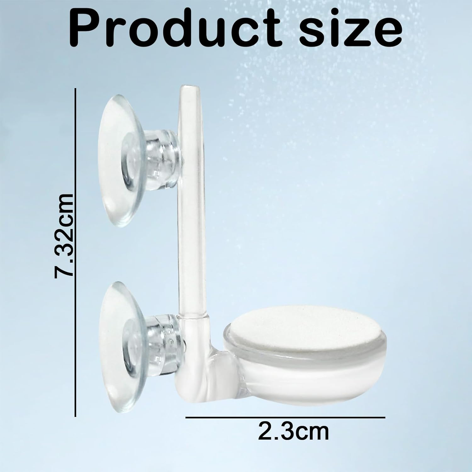 Jeyzuroa Aquarium Air Stone with Control Valve, Fish Tank Nano Bubble Stone - Superfine Bubble Diffuser for Fish Tanks & Hydroponics, Ultra Quiet High Oxygen Dissolution image number 1