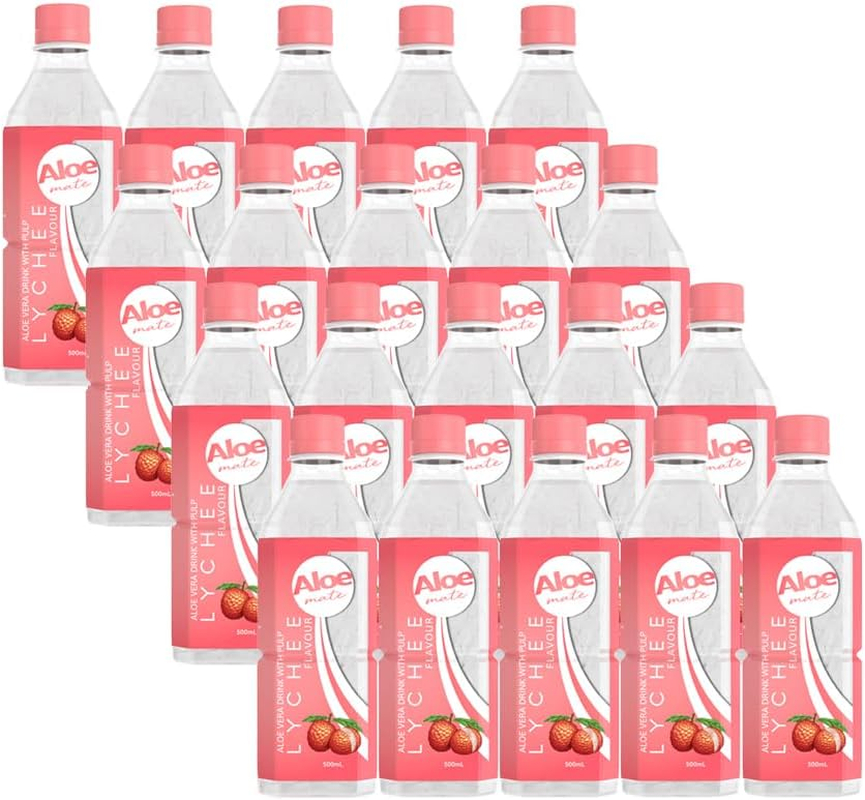 Aloe Mate Aloe Lyche Drink 20 X 500 Ml image number 1
