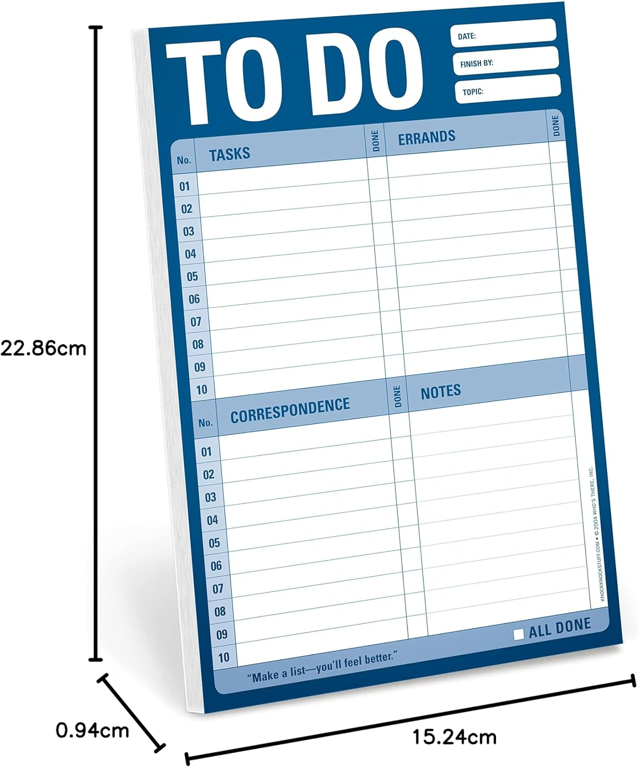 Knock Knock to Do Note Pads (Pack of 4) image number 5