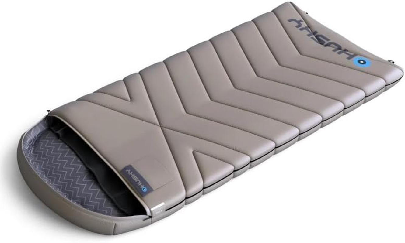 Husky Gala Sleeping Bag, 3 Seasons, Warm Blanket Sleeping Bag for Adults, Summer Sleeping Bag for Camping, Trekking, Outdoor and Indoor Use - Grey image number 3