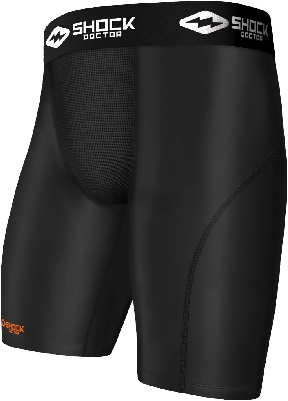 Shock Doctor Compression Shorts with Cup Pocket.