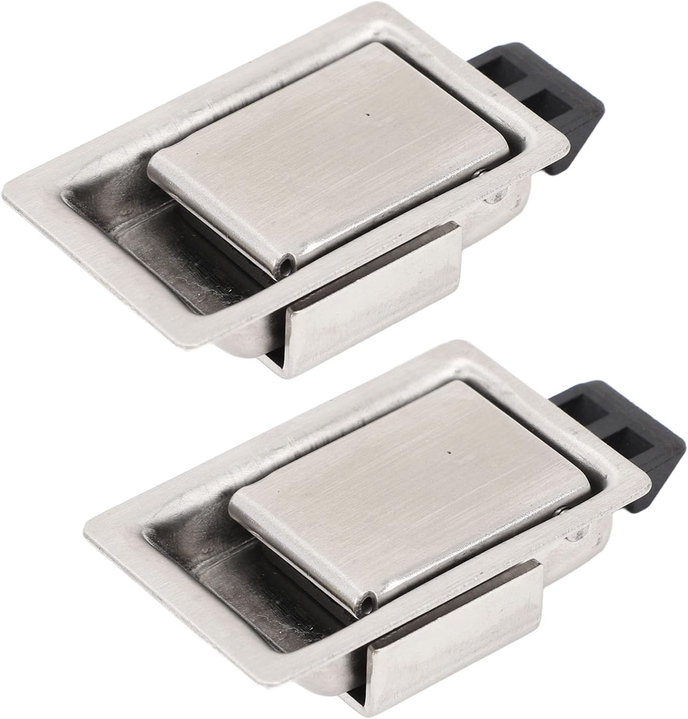 Jectse Stainless Steel Tool Box Latch, Flush Mount Toolbox Handle Latch Fit Paddle Handle Latch, for Caravan Truck Camp Motorhome, Pack of 2 image number 1