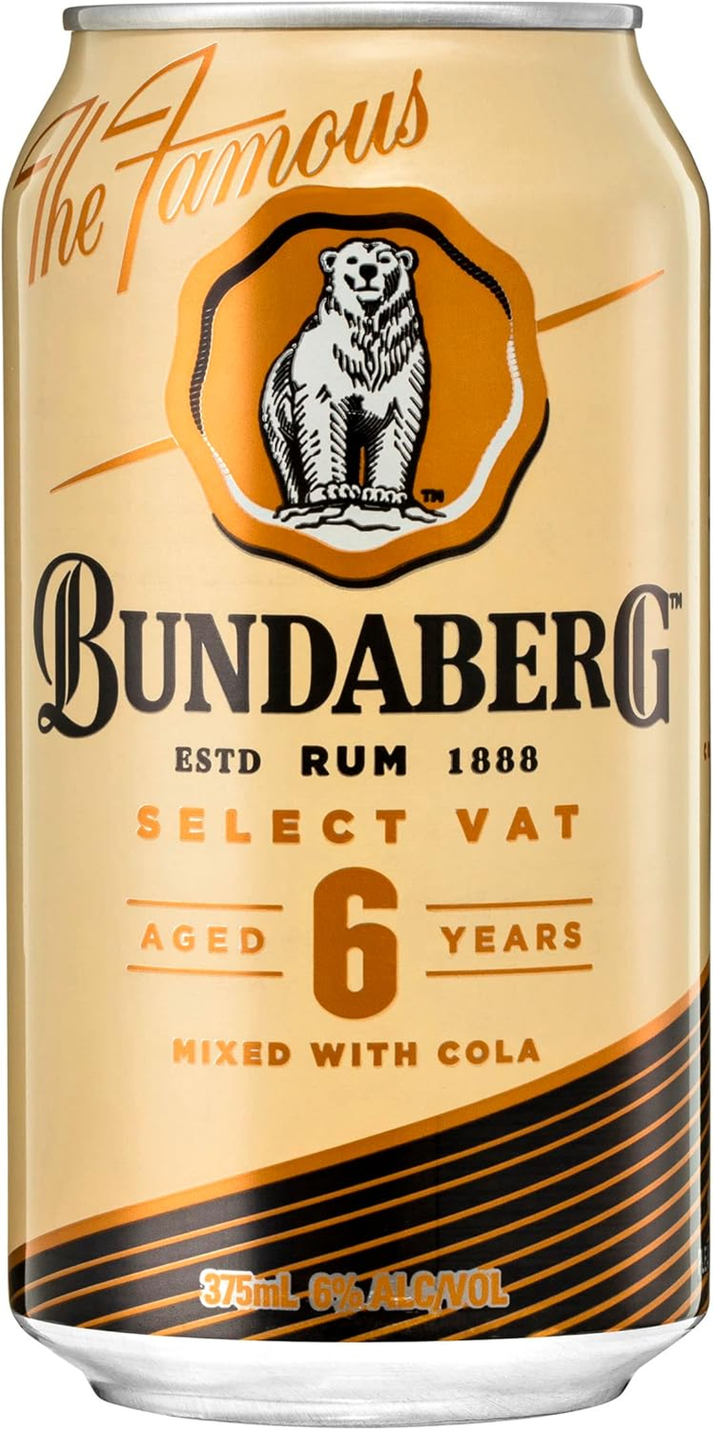 Bundaberg Select Vat Rum & Cola Cans 375Ml (Pack of 4) image number 3