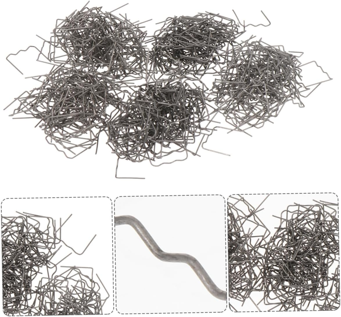 DOITOOL 500Pcs Welding Rods and Hot Stapler Auto Bumper Repairing Tool Metal Welding Wire Patch 0.6Mm Wave Straight for Car Body Repair and Automotive Maintenance image number 4