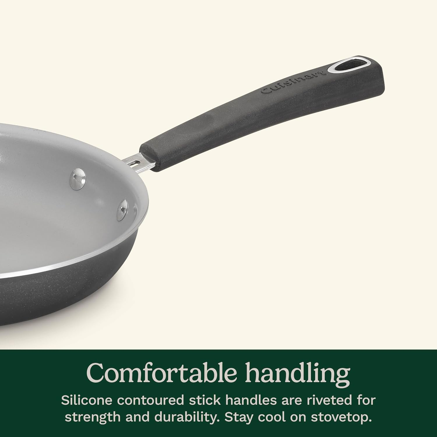 Cuisinart 11-Piece Nonstick Cookware Set, Ceramica XT, Black, 733-30H image number 6