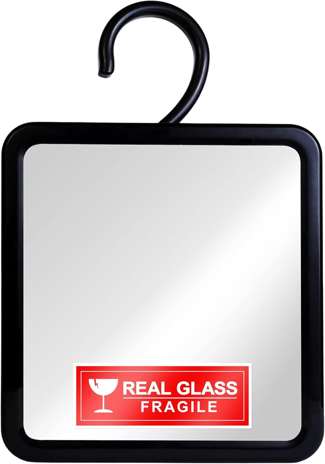 2018 Shatterproof Fogless Shower Mirror for Shaving with Razor Holder and Superior Sticky Suction-Cup, 20Cm Diameter (Including Frame)