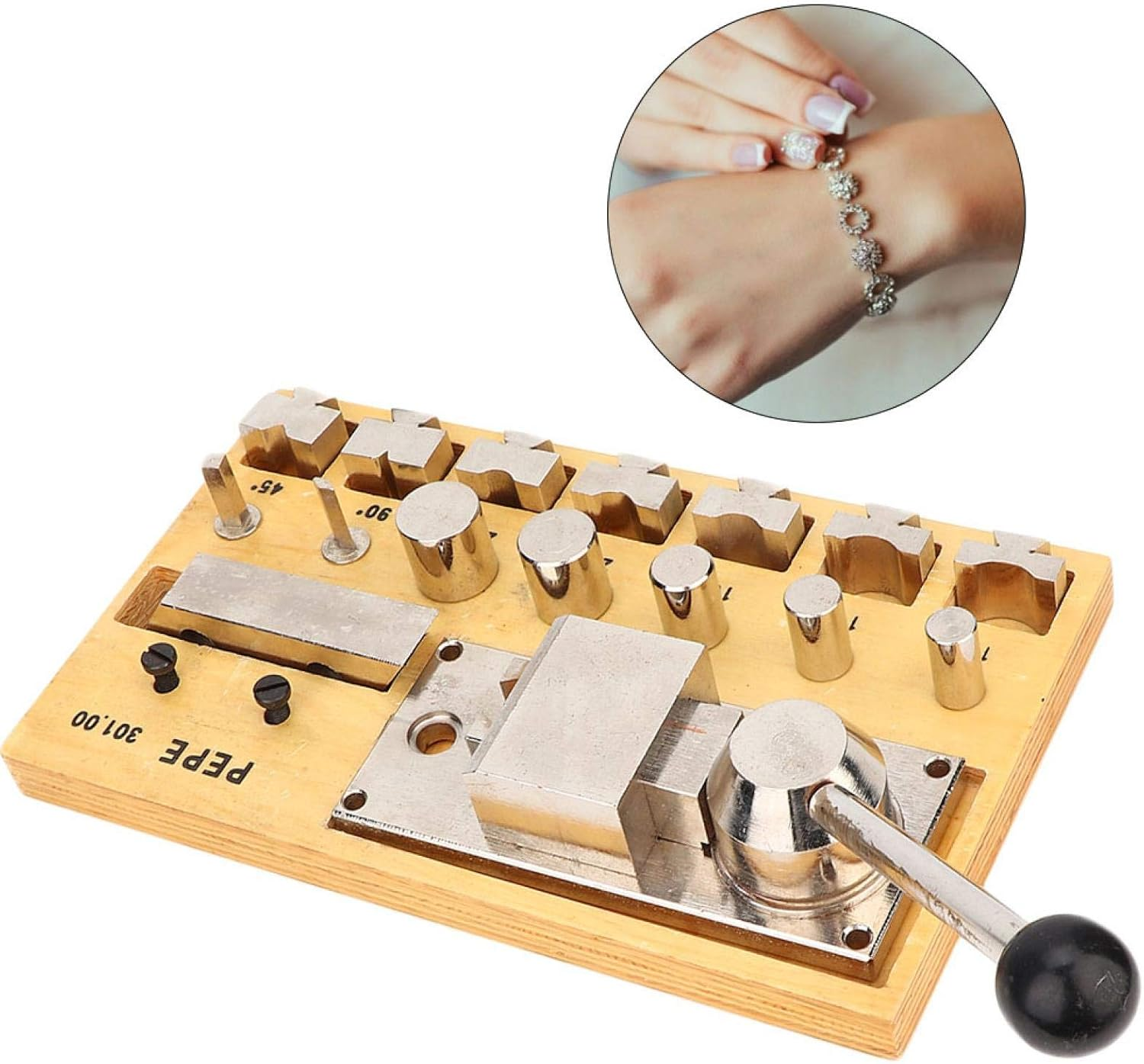 Ring Bender, Exquisite Workmanship Earring Bending Tools Simple Ring Maker, Jewelry Making Tools for Industry Jewelry image number 1