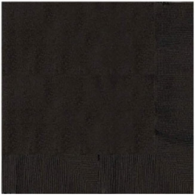 Amscan 2PLY Napkins 20 Pieces, 33 Cm Length, Black image number 4