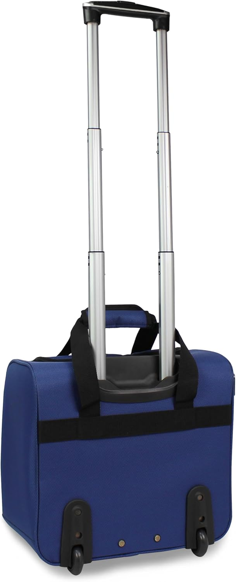 World Traveler Dejuno Lightweight Underseat 15-Inch Carry-On Rolling Luggage, Navy, Navy, 15-Inch, Dejuno Lightweight Underseat 15-Inch Carry-On Rolling Luggage image number 4