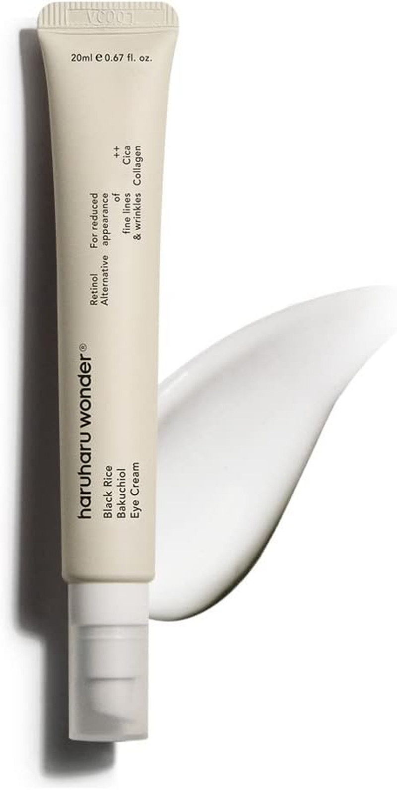Haruharu Wonder Black Rice Bakuchiol Eye Cream, Smooths Fine Lines & Crow&rsquo;S Feet, Reduces Puffiness & Dark Circles, Lightweight Day and Night Care, 0.67 Fl.Oz image number 2