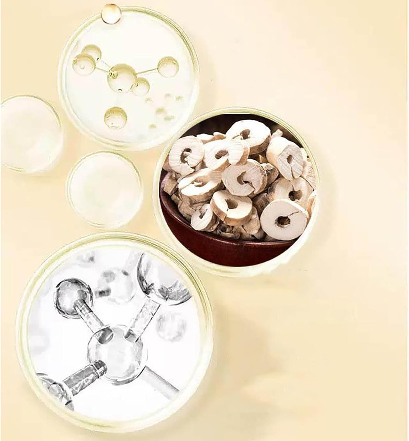 Yhong 3Ml Natural Lash Serum Nourishing Eyelash Growth Enhancer for Women Girls Daily Conditioning Care White One Size image number 6