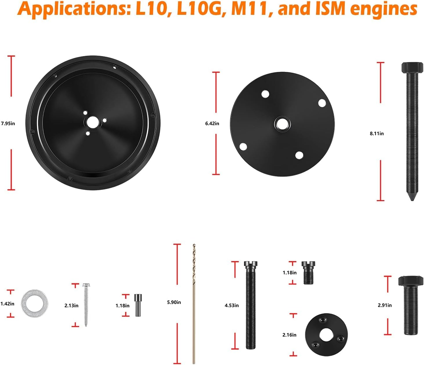 3164302 2892562 Rear Crankshaft Oil Seal Remover & Installer ST-221 Compatible with Cummins ISM L10 L10G M11 image number 4