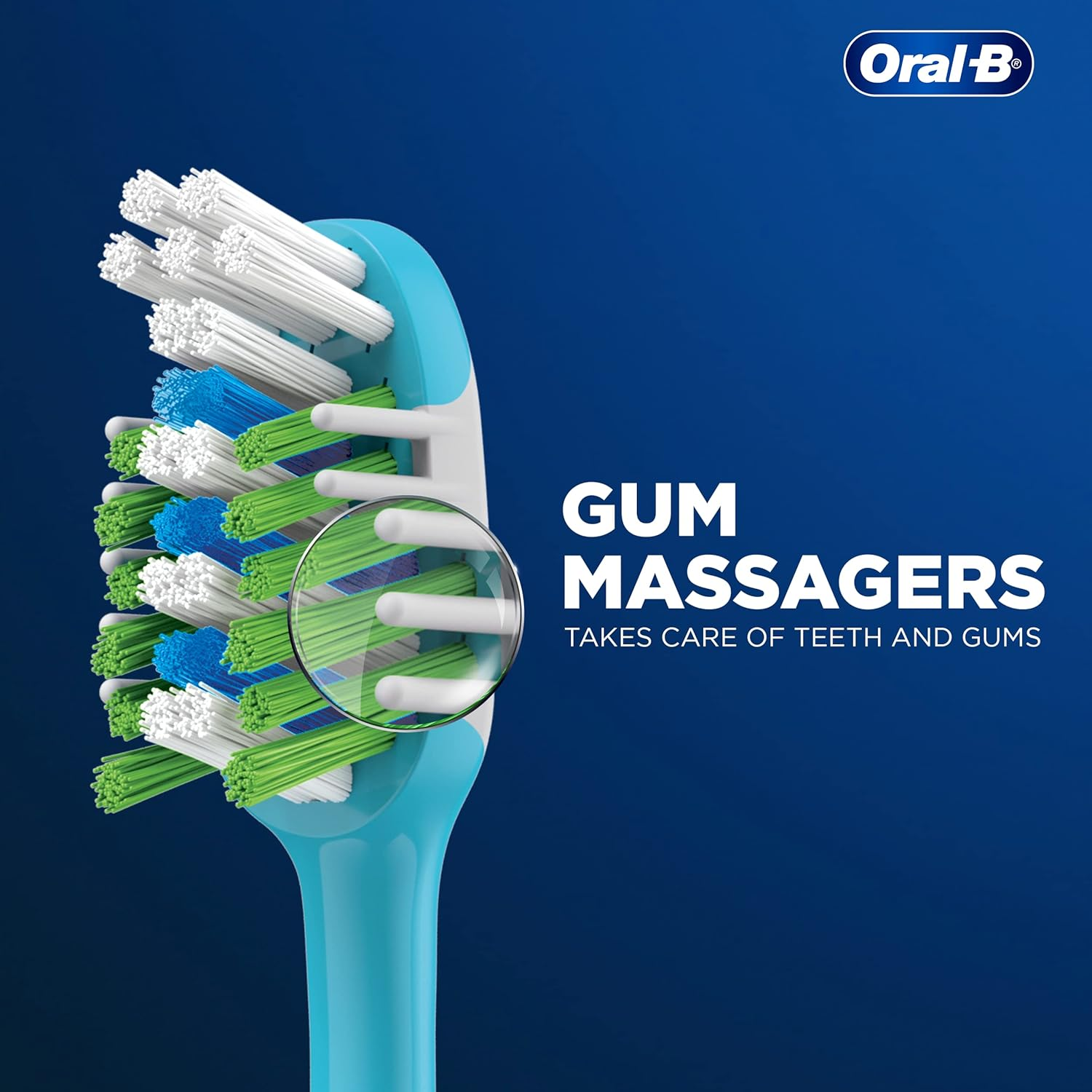 Oral-B Cross Action anti Bac Toothbrush (Pack of 2) image number 3