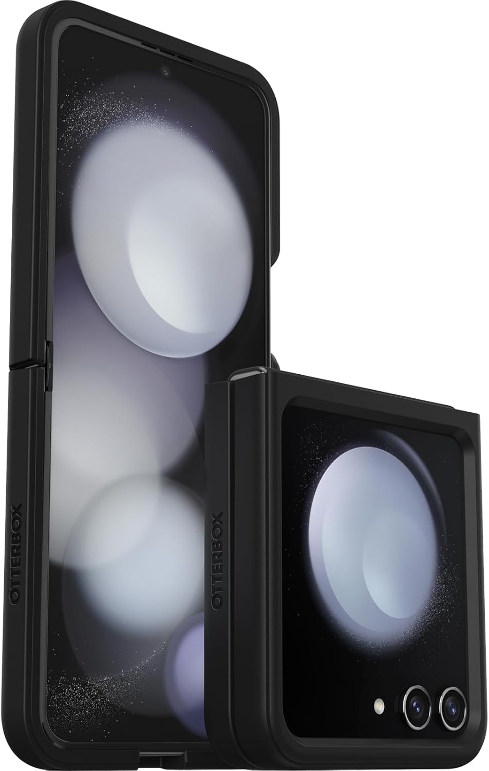 Otterbox Galaxy Z Flip5 Thin Flex Case - Black, Ultra-Slim, Hard Case with Soft Edges, 5G and Wireless Charging Compatible