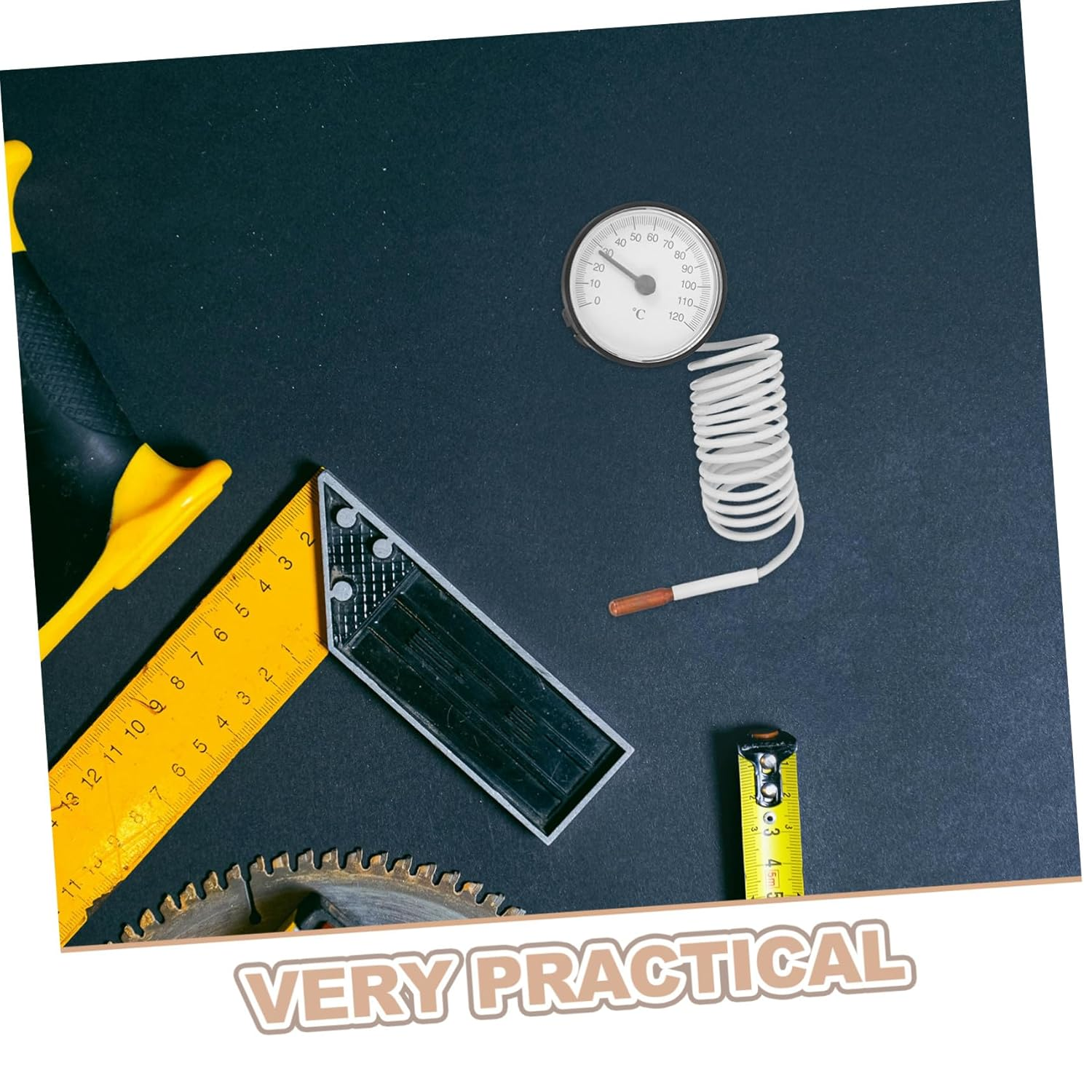 STAHAD Precision Liquid-Filled Dial Thermometer Range Compact Portable Temperature Gauge for Home Kitchen Cooking and Industrial Use image number 6