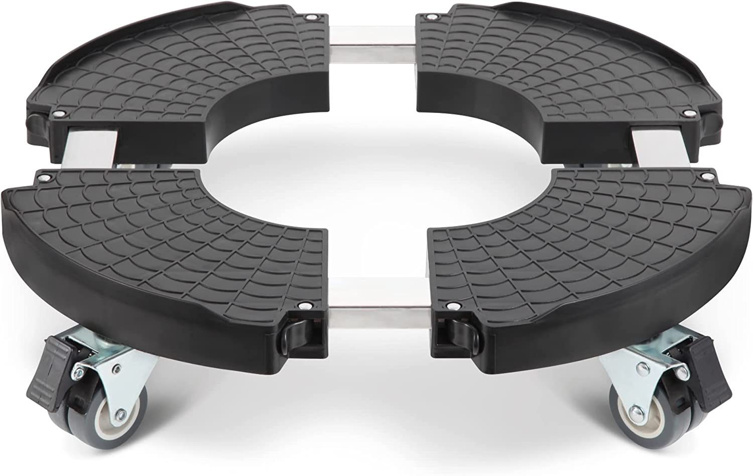 W B D WEIBIDA Plant Stand with Wheels Heavy Duty, Adjustable 15-21" Plant Caddy with Casters, Rolling Plant Holder Stand, Large Potted Planter Cart Dolly for Flower Pot Outdoor Indoor