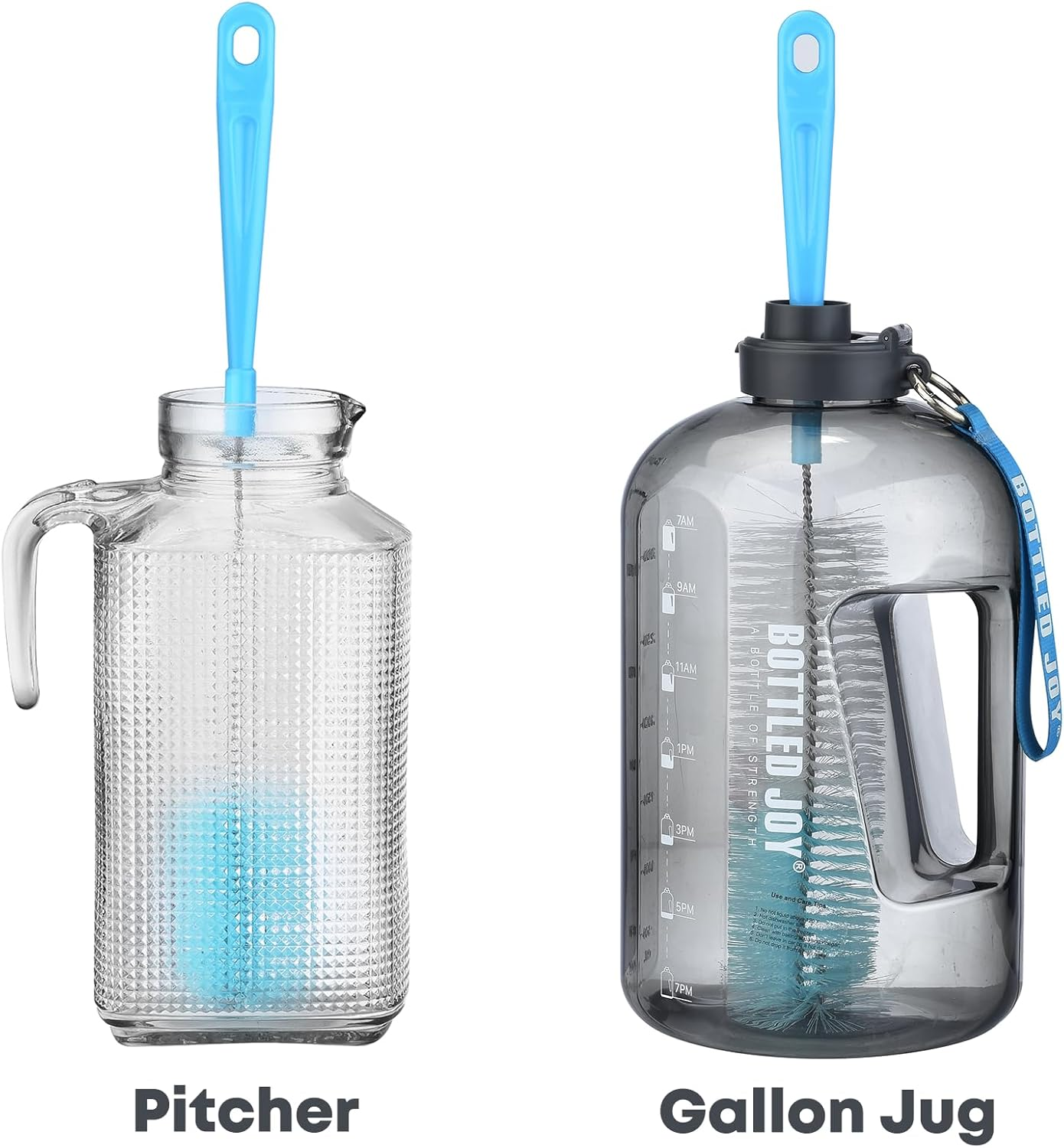 ALINK 17In Extra Long Bottle Cleaning Brush Cleaner for Washing Narrow Neck Beer/Wine/Thermos, Brewing Bottles, Hummingbird Feeder image number 1