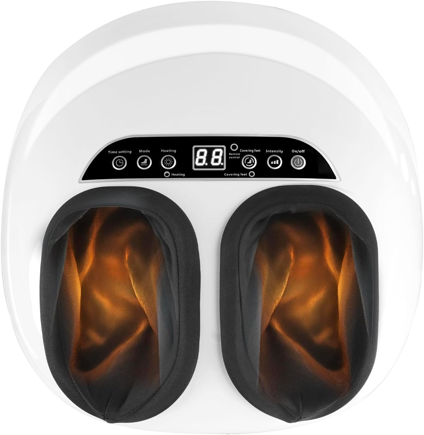 Foot Massager Machine with Heat, Deep Kneading Shiatsu Foot Massager with Air Compression, Soothe Muscles, Multiple Massage Modes & Adjustable Intensity image number 3