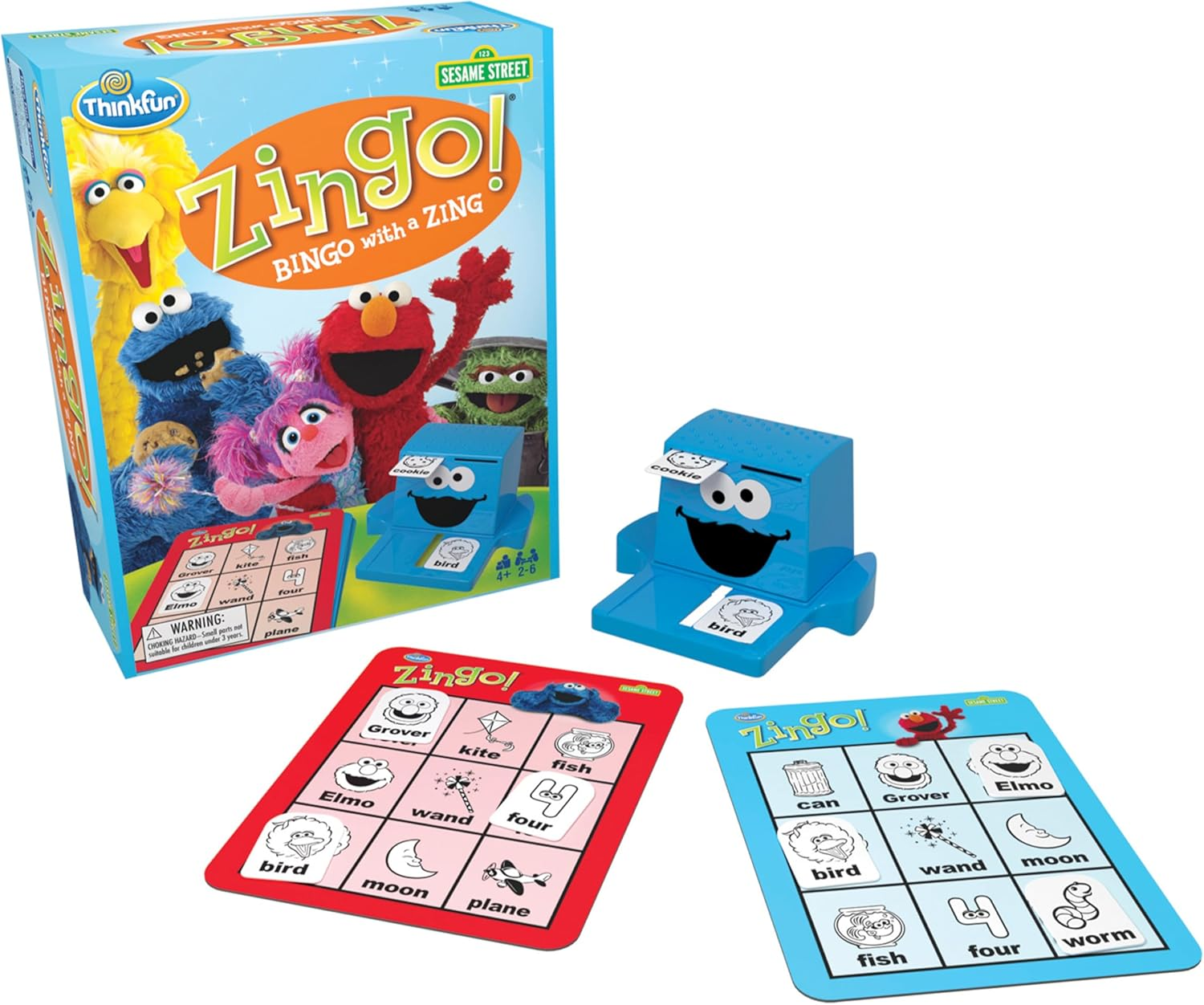 Thinkfun Zingo Bingo Sesame Street Game