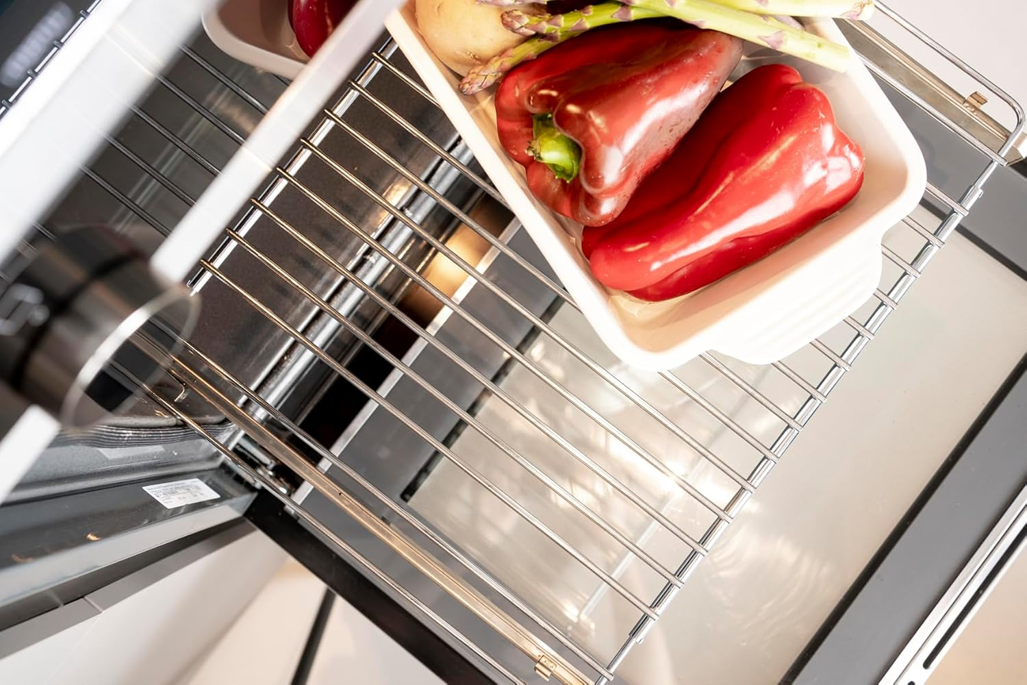 Sauvic 02547 - Universal Oven Rack, Extendable, in Chromium Plated Steel, 42-60 X 34 Cm.