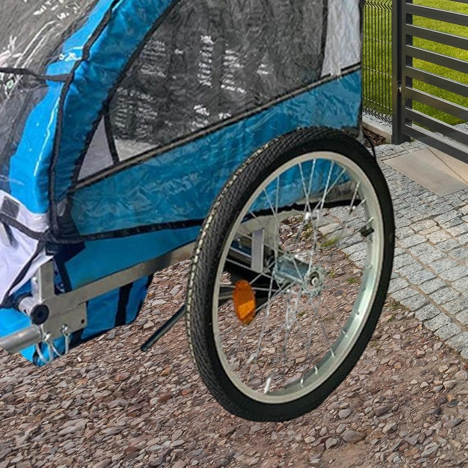 Generic Bicycle Trailer Wheel Roarder Heavy Easy Interchangeable Portable Stable Sports Bike Bike Trailer Component, 16 Inch image number 6