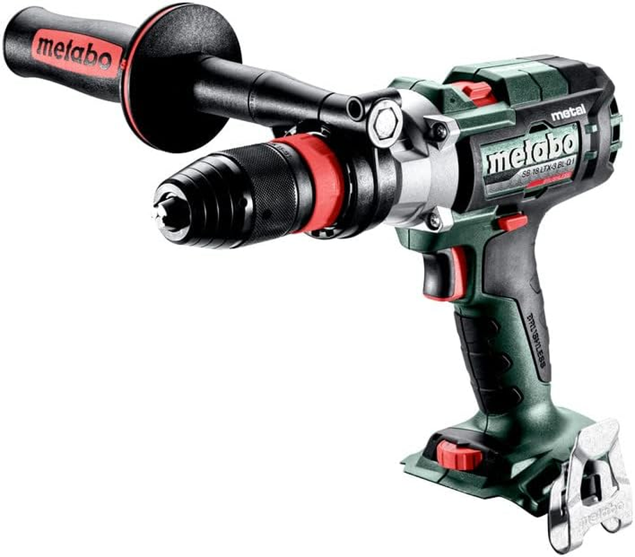 Metabo SB 18 LTX-3 BL Quick I Metal 18 V Cordless Hammer Drill with Anti-Kick-Back & Re-Tensioning Chuck, 130 Nm (Skin Only) image number 2