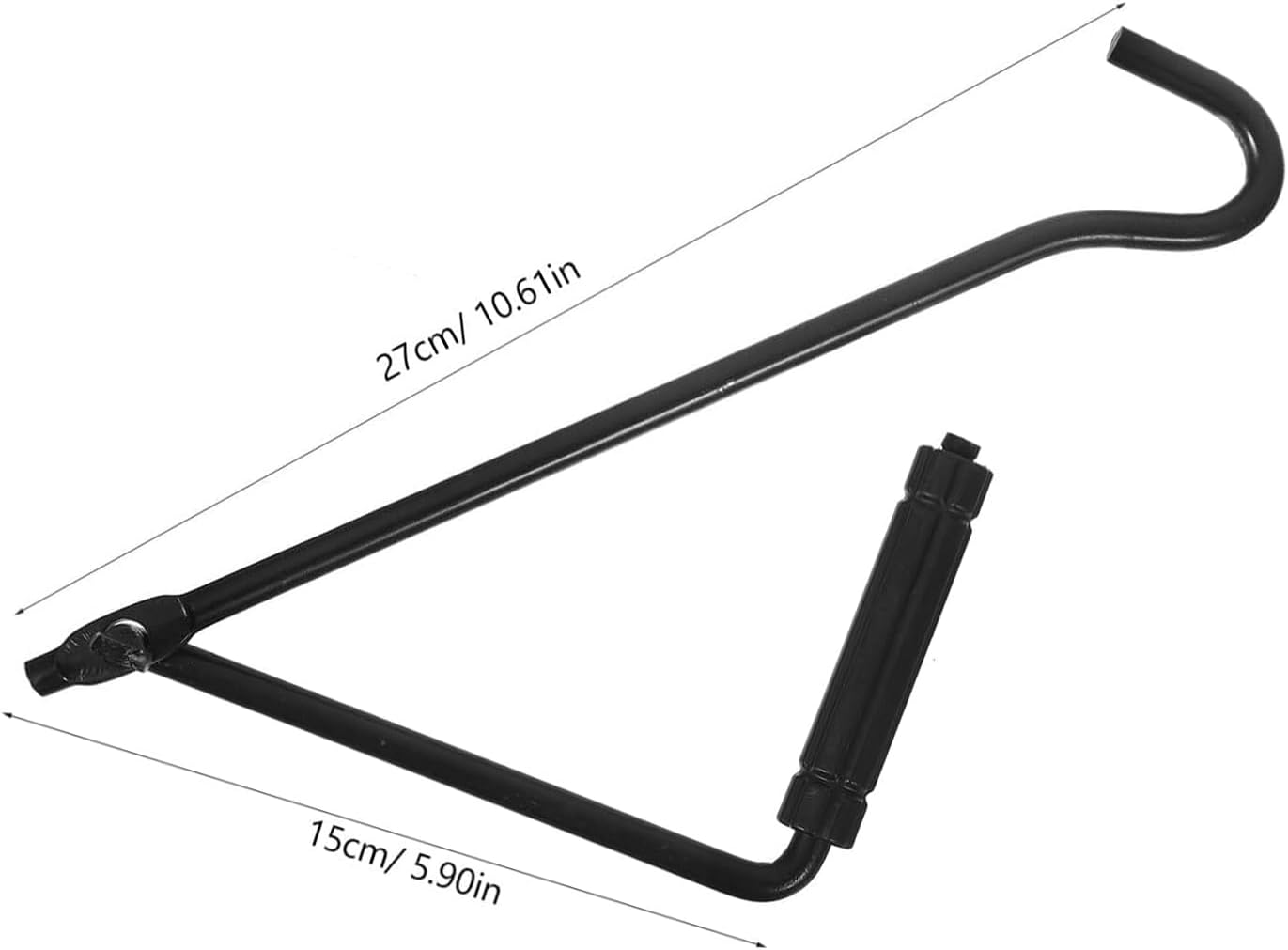 Scissor Jack for Car Scissor Jack Handle Jack Tools for Car Hand Jack for Car Hand Jack Tool for Car Crank Drill Repair Tool Black Manual Rocker Arm(27Cm) (1)