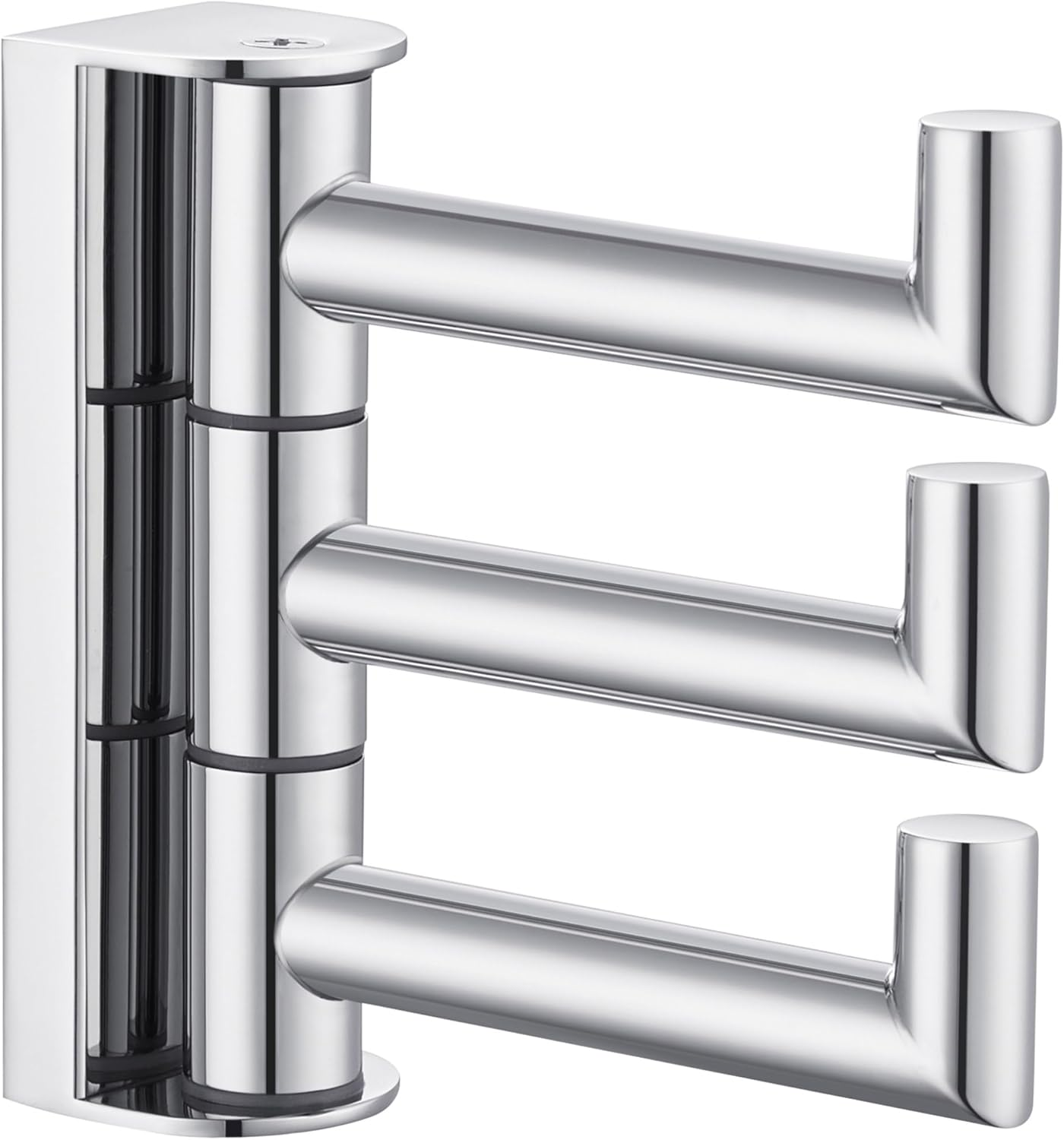 Angle Simple Towel Hook for Bathroom, SUS 304 Stainless Steel Foldable Robe Towel Holder, Wall Coat Hook, Polished Chrome