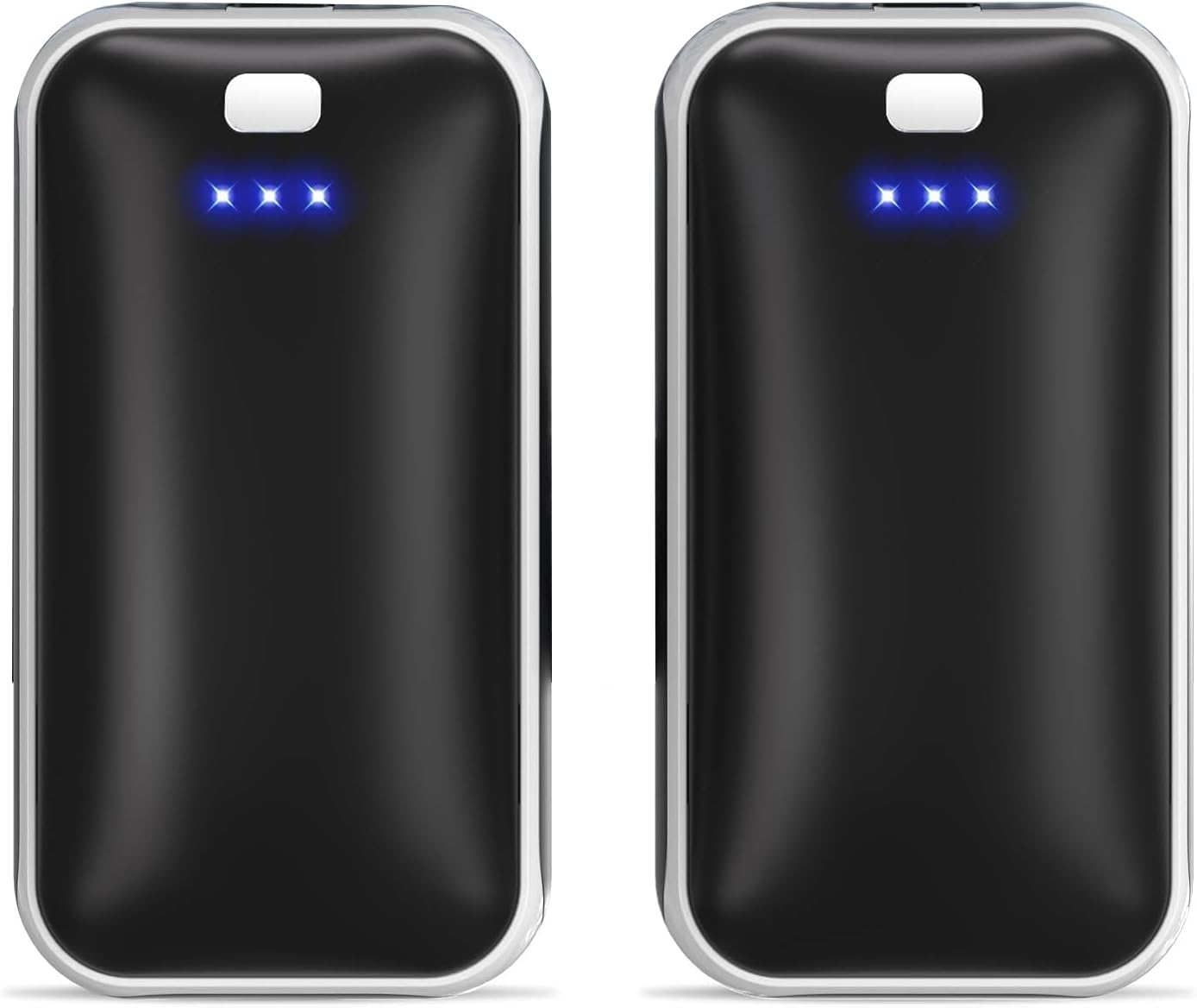 Jiao Zoum Hand Warmer 2 Pack, Reusable Portable Pocket Heater USB Hand Warmer, Gifts for Men, Women, Indoor, Outdoor, Hiking, Skiing, Camping, Hunting Accessories. image number 2