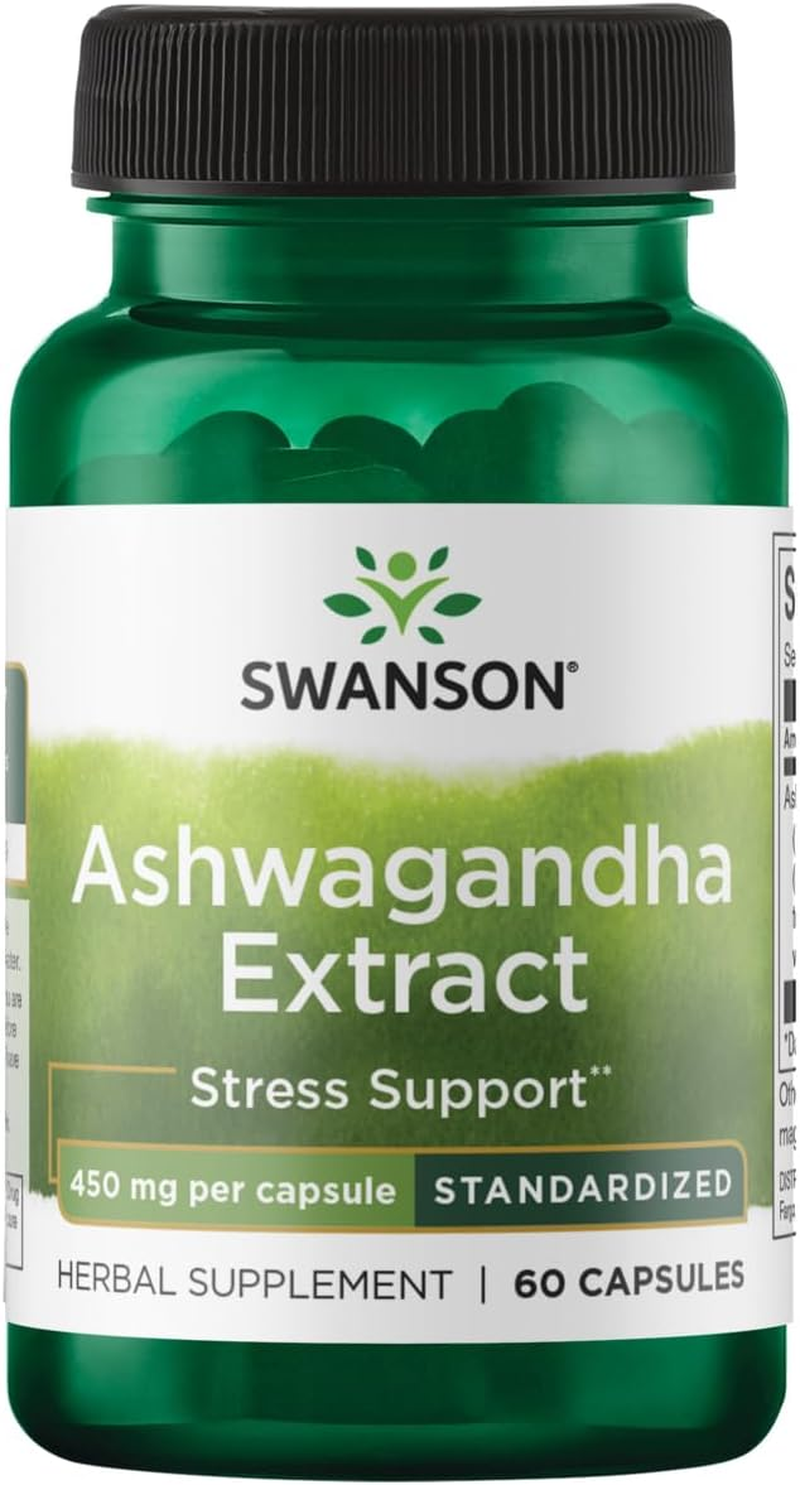 Swanson Ashwagandha Extract 450 Mg 60 Caps