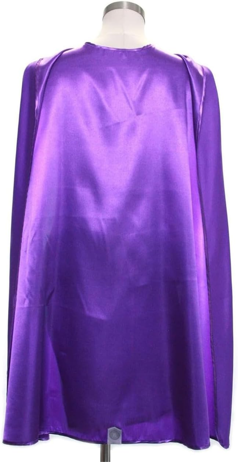 Acemedia Women'S Polyester Satin Superhero Cape 38" LX48 W Purple image number 2