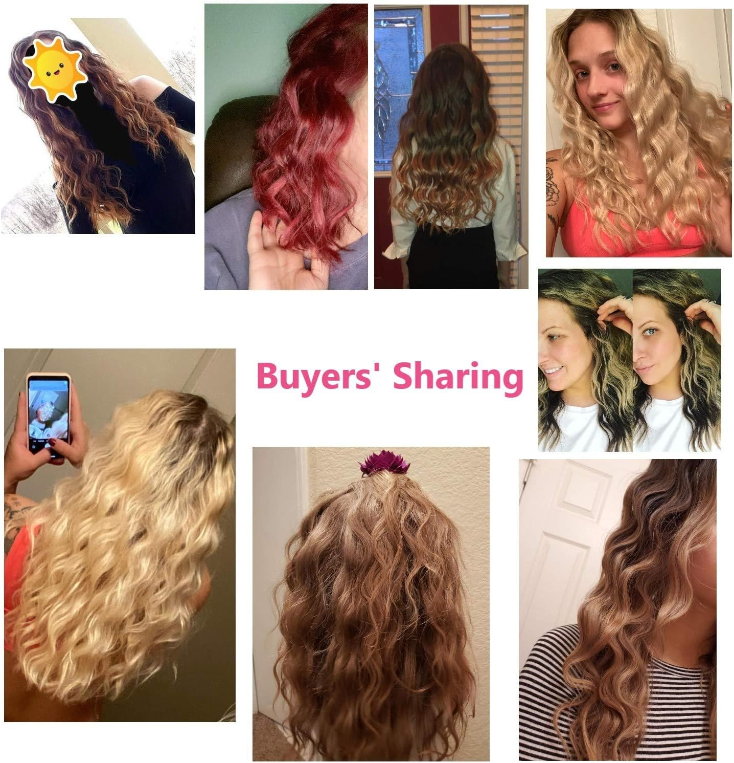 Hair Curling Iron 1 Inch 3 Barrel Hair Crimper Ceramic Two Gear Temperature Control Hair Waving Styling Tools image number 6