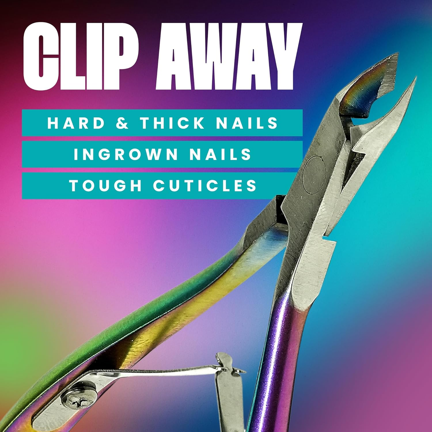 V Beauty Pure Cuticle Nippers - Stainless Steel Nail Cleaner Cuticle Remover for Clean & Healthy-Looking Fingernails & Toenails - Professional Nail Cuticle Trimmer for Salon & Home Manicure & Pedicure image number 1