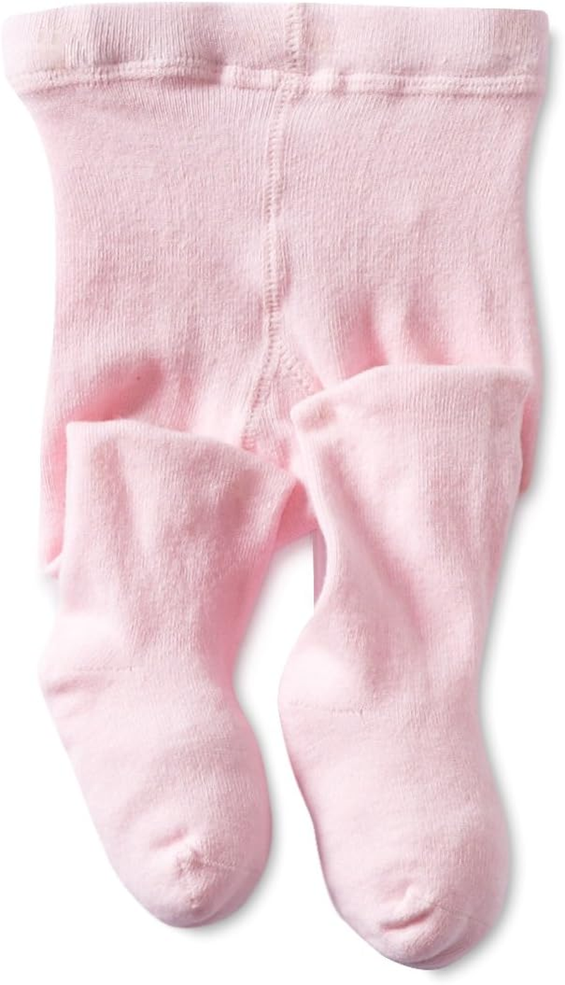 Jefferies Socks Baby Girls' Seamless Organic Cotton Tights image number 4