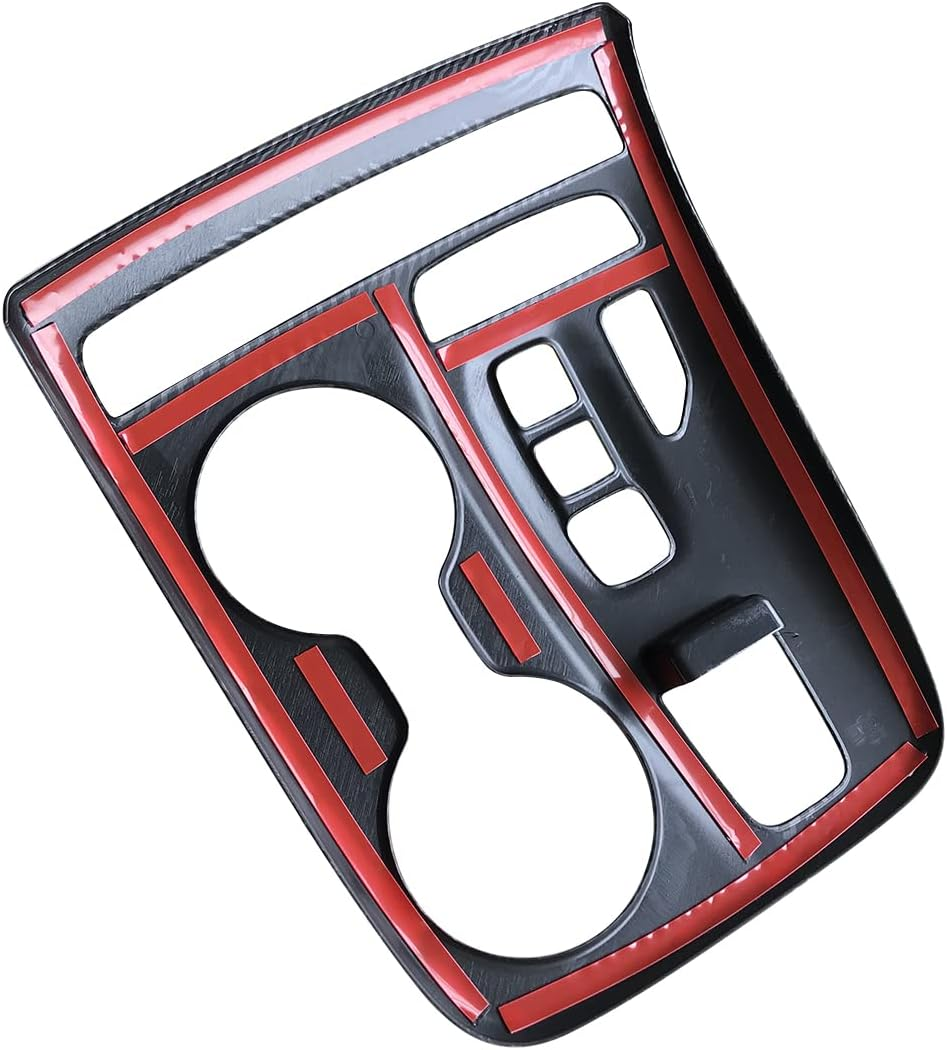 Carbon Fiber Style Car Gear Shift Knob Console Panel Cover Trim Fit for Hyundai Tucson 2022 2023 2024 Interior Accessories image number 6