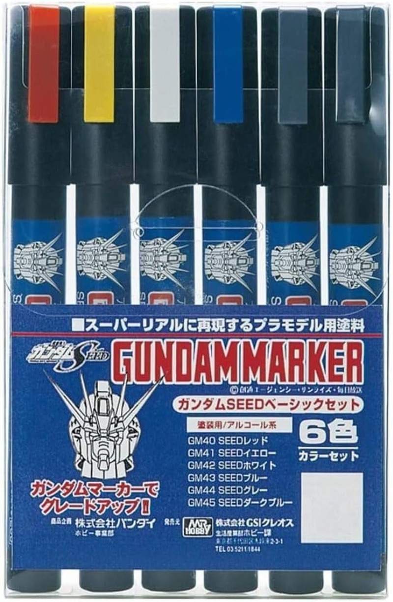 GSI Creos GMS109 Gundam Marker Gundam SEED Basic Set Model Paint Marker