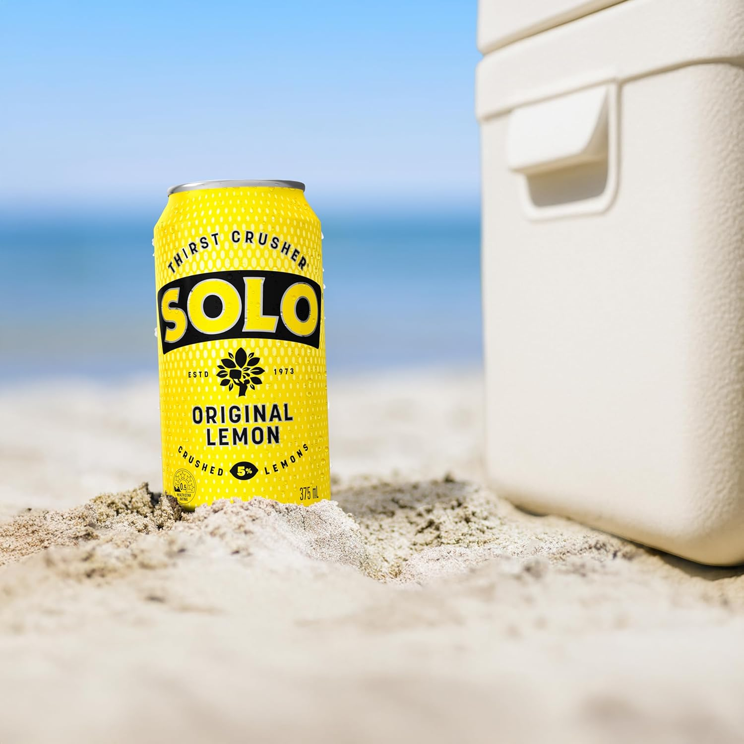 Solo Lemon Soft Drink Can, 10 X 375Ml image number 1