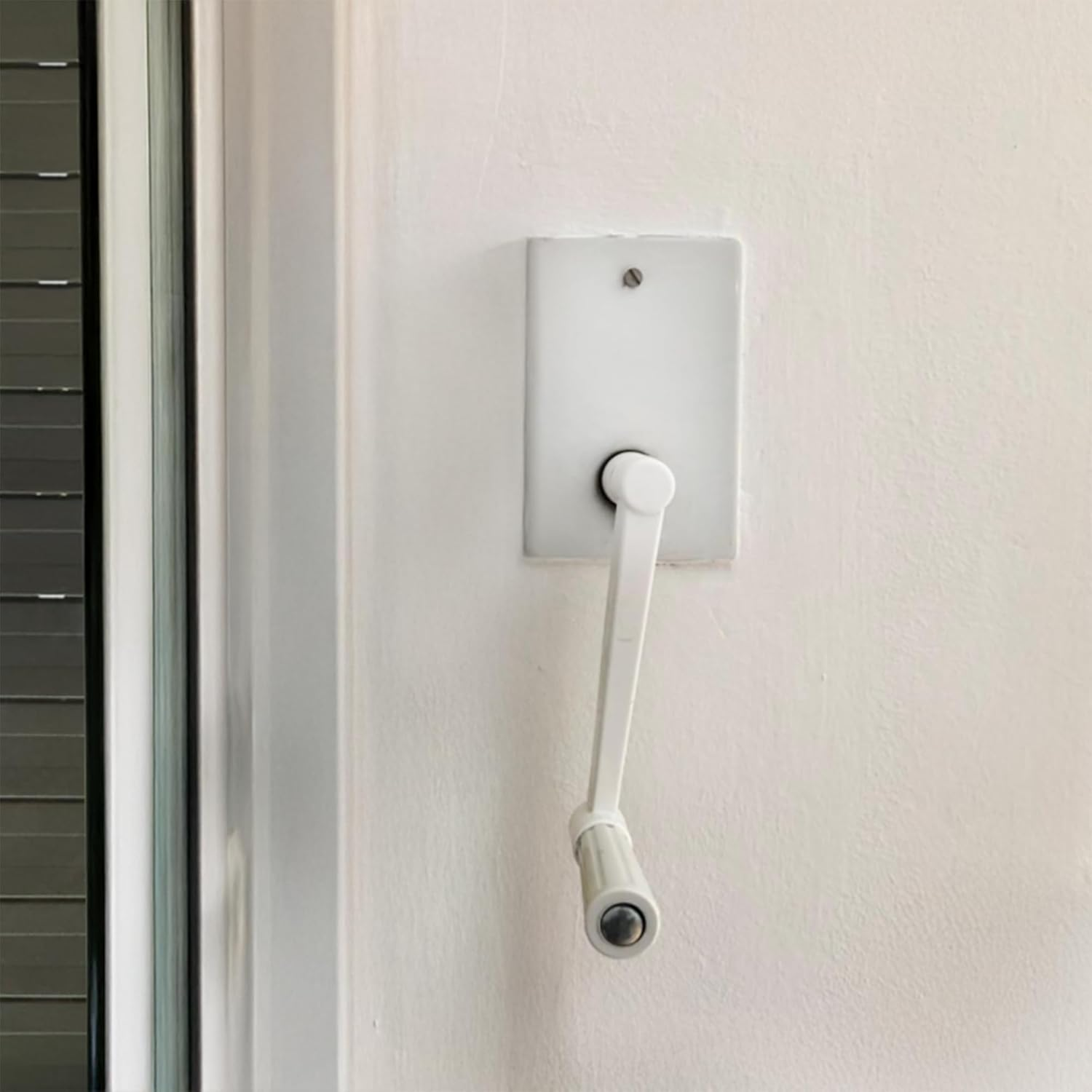 MICEL - 90094 - Built-In Venetian Blind Maximum Load 40 Kg Including Crank Handle Steel White Finish 160 X 80 X 130 Mm image number 3