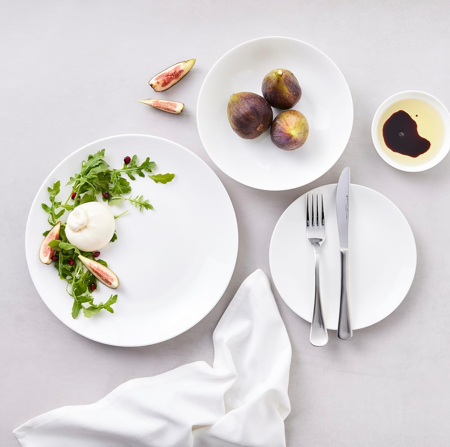 Maxwell & Williams White Basics Tribeca Coupe Dinner Set Gift Boxed (Set of 12) image number 4