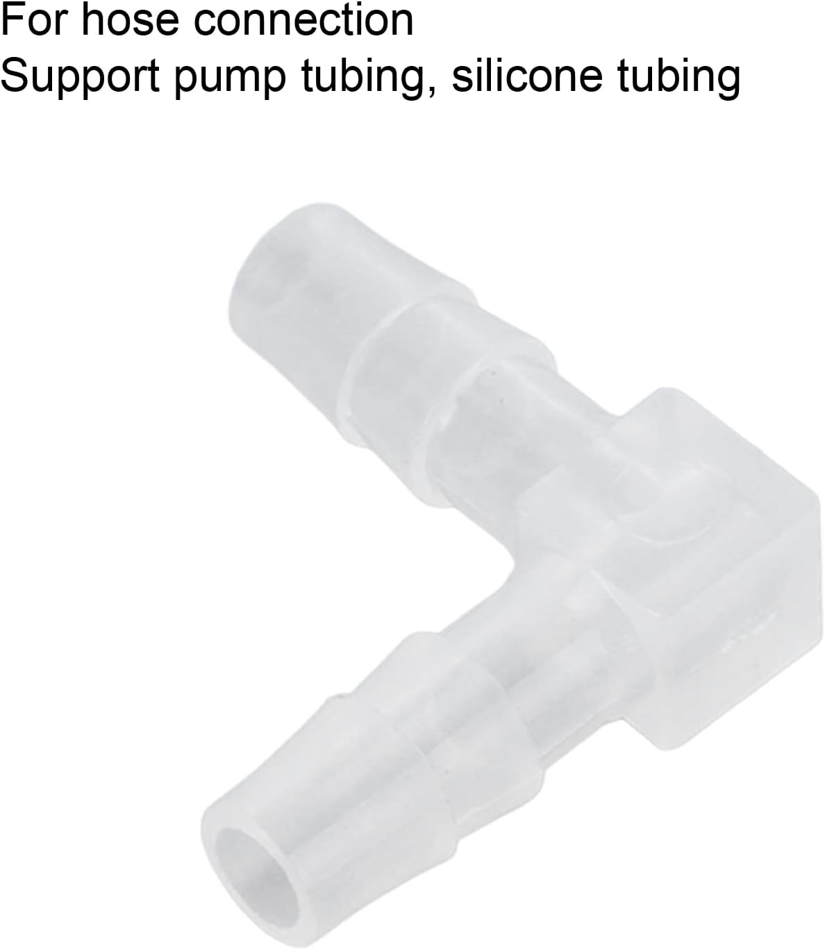 10Pcs Elbow Hose Barb Plastic Fitting for Pump Tube Silicone Tube Smooth Inner Wall Pharmaceutical Food and Beverage (6Mm) (6Mm) image number 6