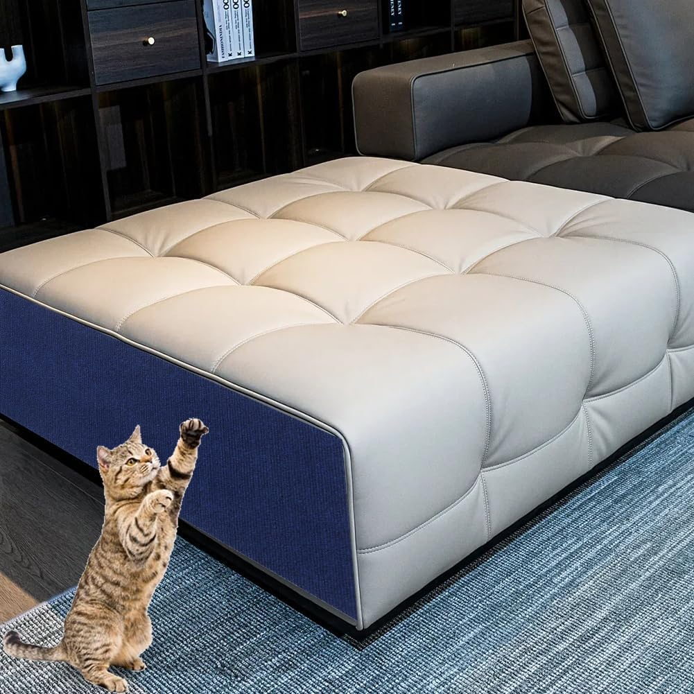 GETBSTOOP Cat Scratcher Mat Funitures Protective Mat Self-Adhesive Cats Scratch Carpet Multi-Purpose Trimmable for Furniture Sofa Wall image number 2