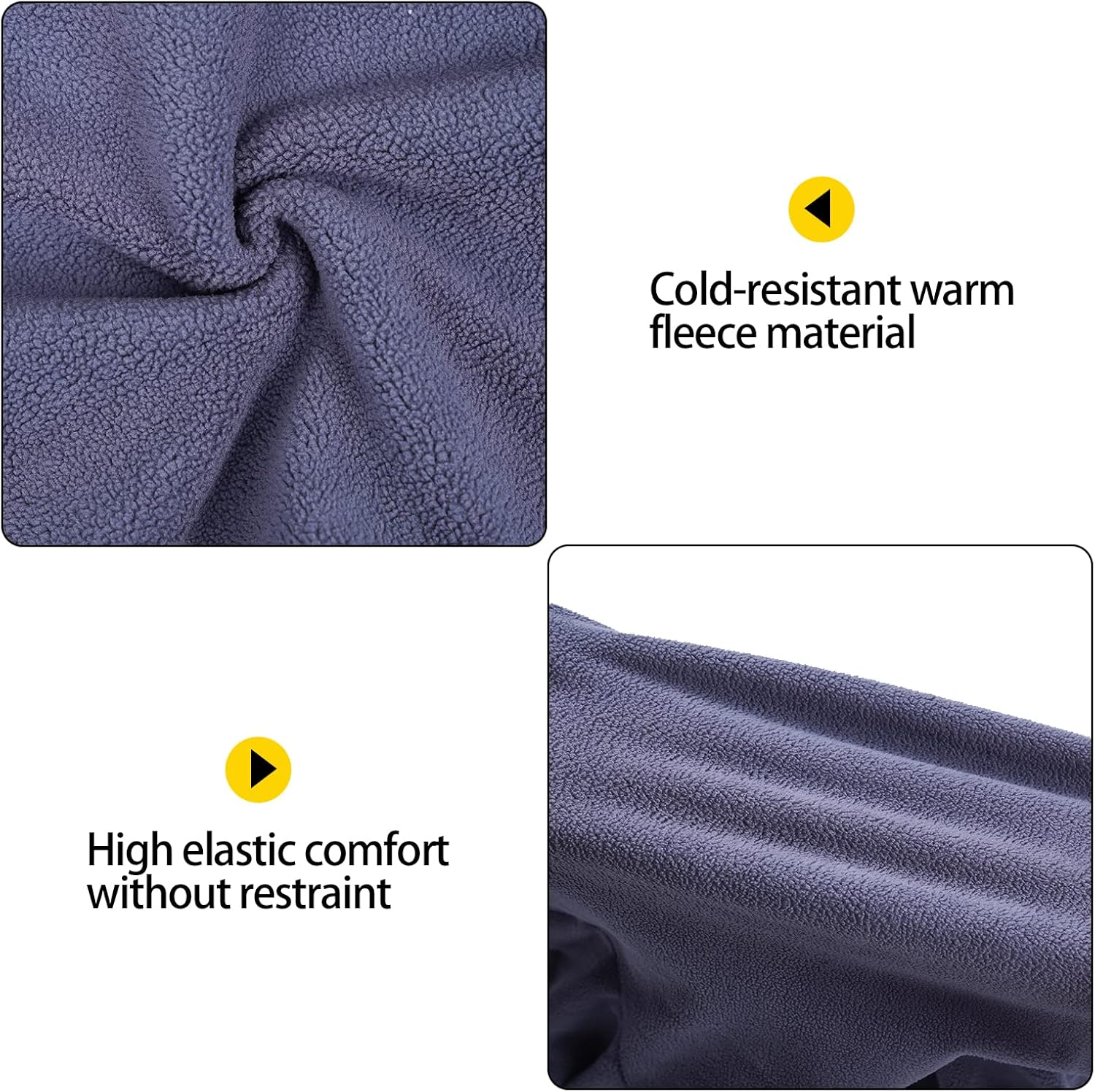 Dog Pajamas Winter Warm Coat 4 Legs Fleece Dog Onesie PJS Lightweight Turtleneck Dog Cold Weather Coat for Small Medium Large Dogs image number 5