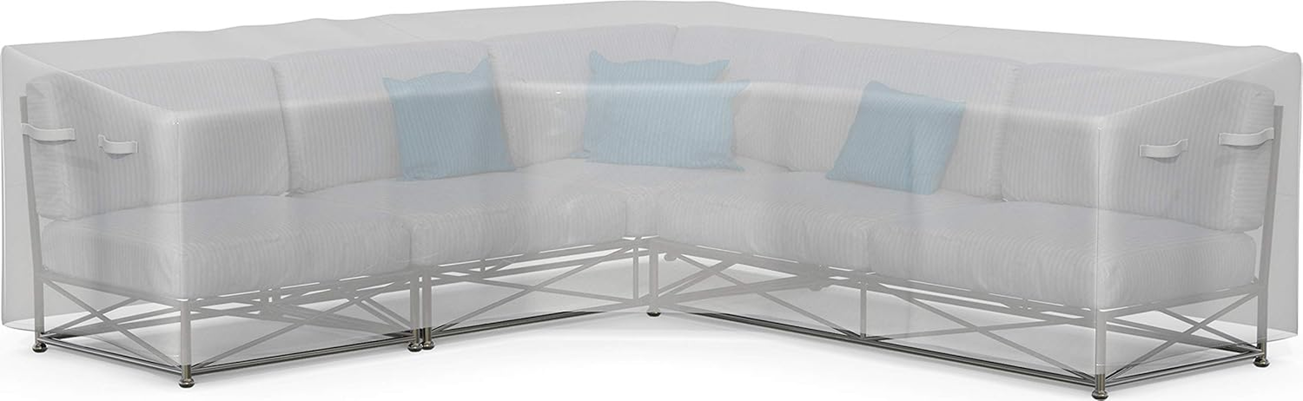 Simplehouseware Patio V-Shaped Sectional Sofa Set Cover image number 6