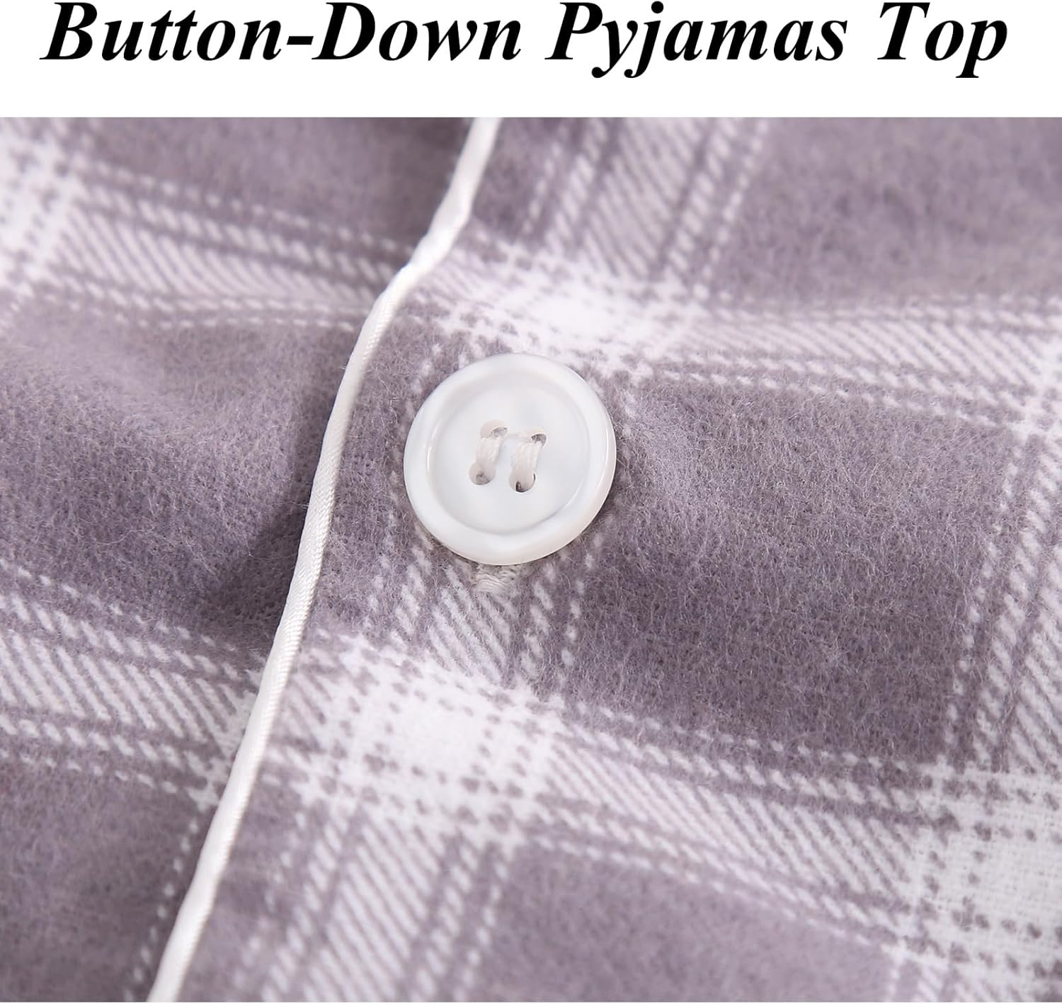 100% Cotton Flannelette Winter Mens Womens Pyjamas Set Long Sleeve Matching Christmas Pajamas for Couples image number 3