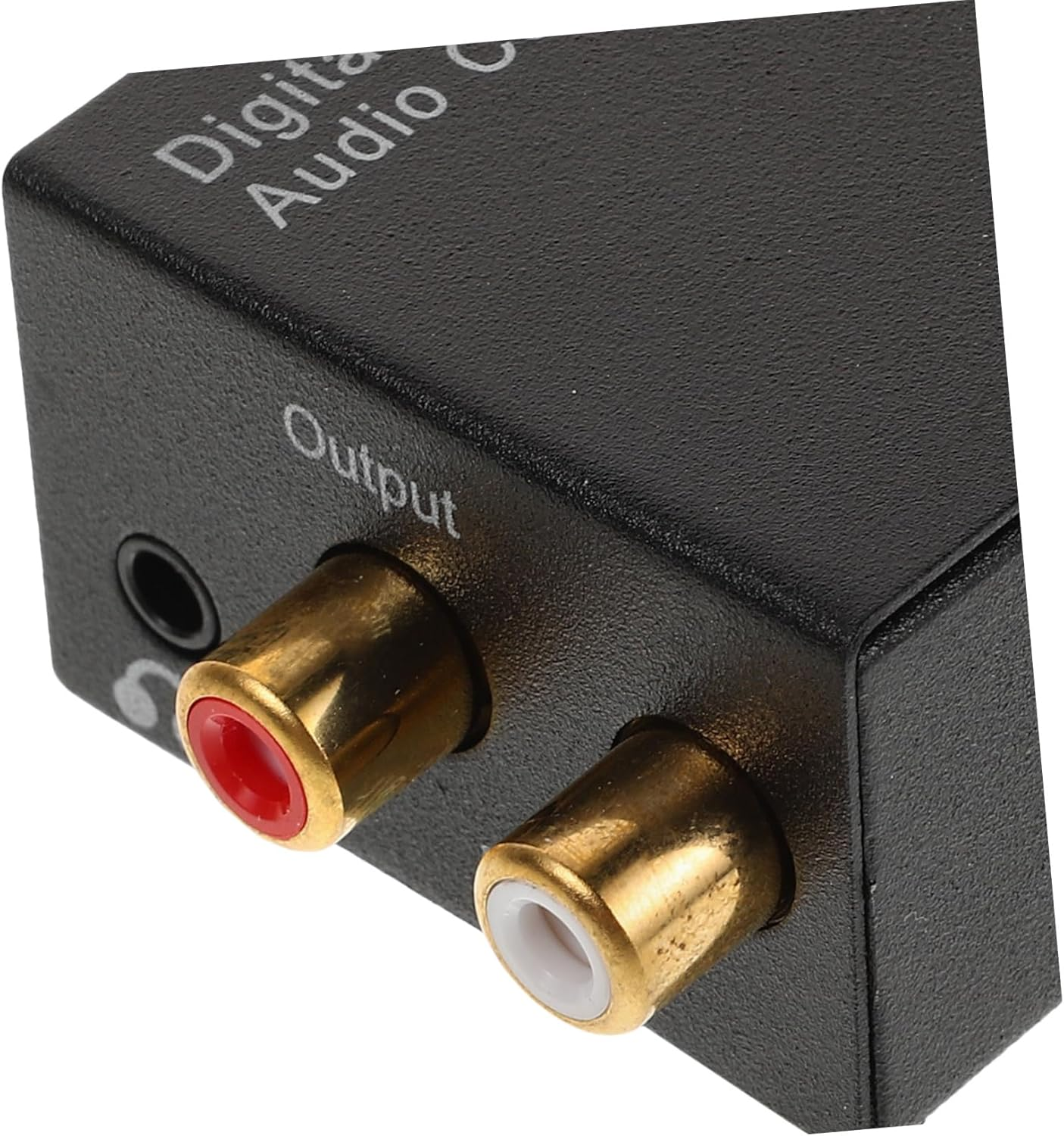 SECFOU Dac Audio Converter 3.5Mm Optical Coaxial Digital to Analog Audio Converter Adapter with 3.5Mm Jack for TV Caravan Home Cinema Systems Compact Design Easy Installation