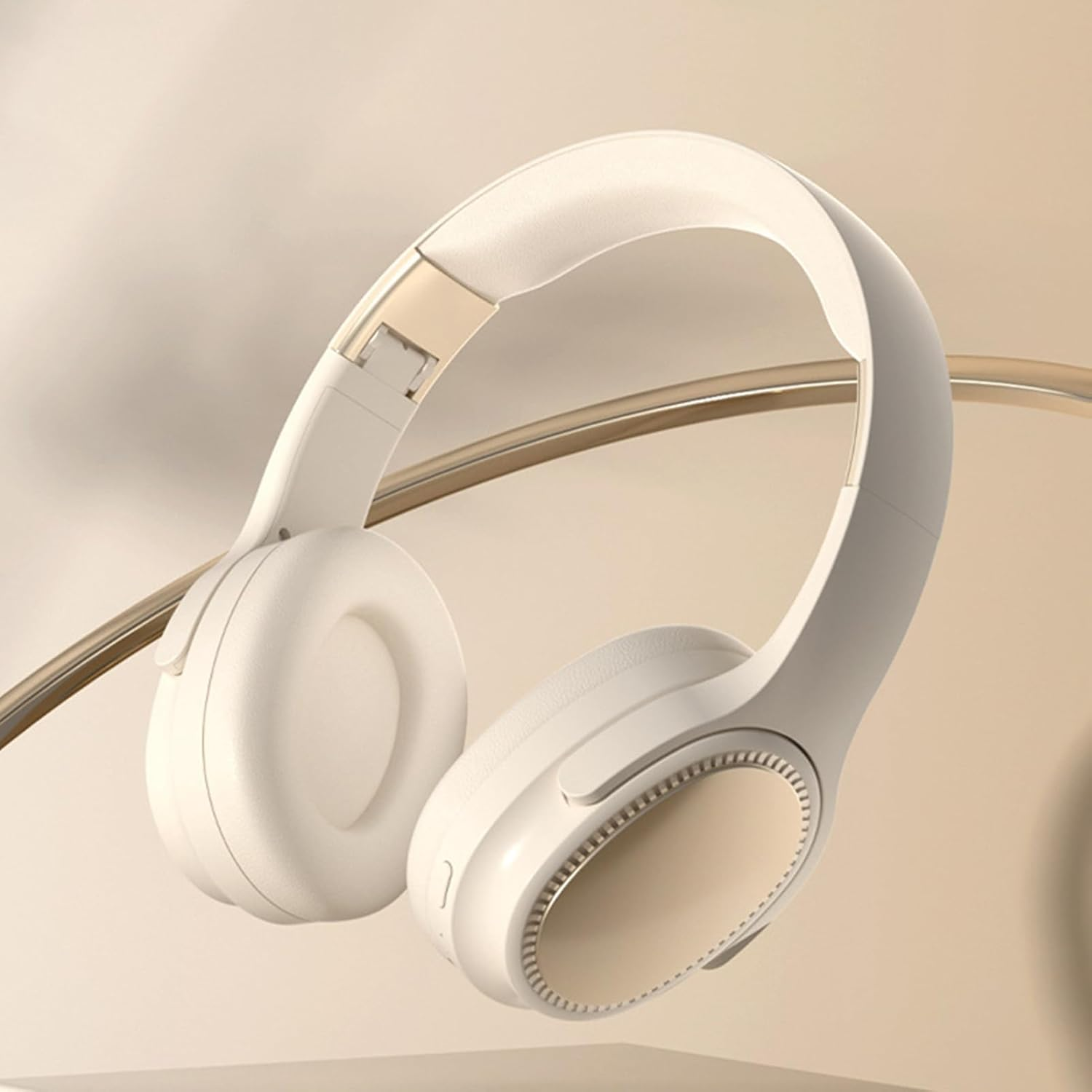 Qfdiwr Noise Cancelling Headphones - 19.3 X 17.2 X 6.8 Cm - Foldable Over-Ear Headphones with Soft and Hypoallergenic Pads, Stable Signal for Family and Home Travel image number 2